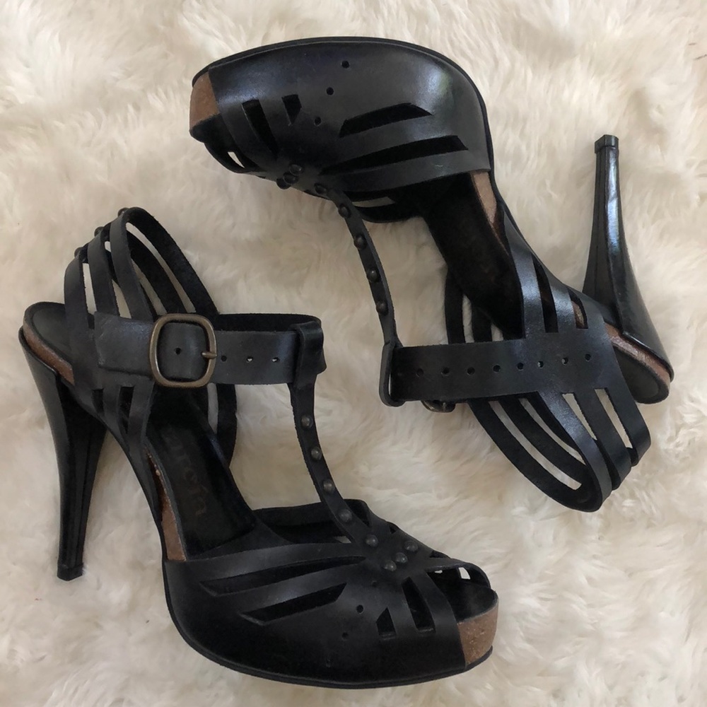 Pedro Garcia Black High Stiletto Heels